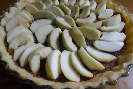 Яблочный тарт с шоколадом (кулинарный алфавит): шаг 5