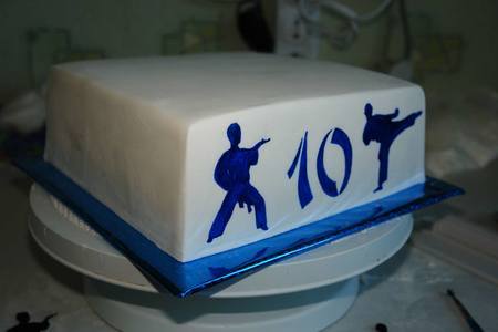 Торт "каратисты" + фотосессия еще двух тортиков: шаг 11