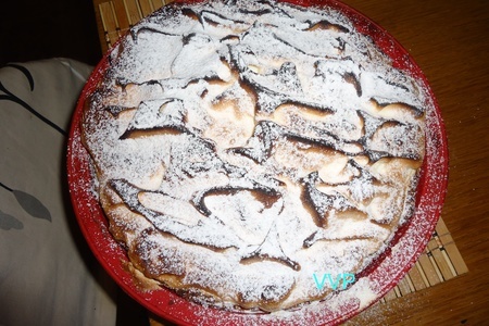 Яблочно-миндальный пирог с меренгой: шаг 6