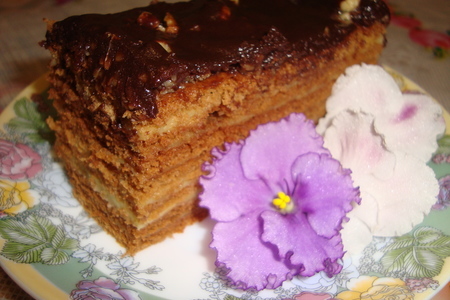 Торт  "медово-шоколадный": шаг 9