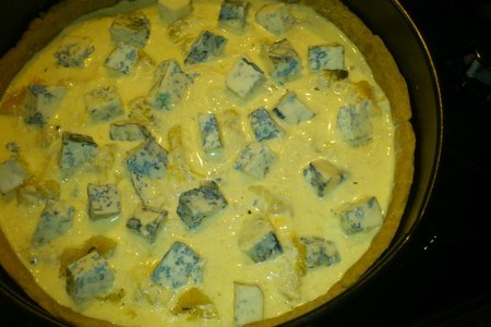 Тыквенный пирог с сыром "дор блю": шаг 2