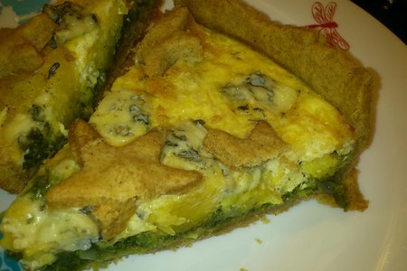 Тыквенный пирог с сыром "дор блю": шаг 7