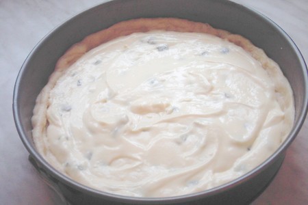 Абрикосовый пирог с творогом и посыпкой "штрейзель".: шаг 6
