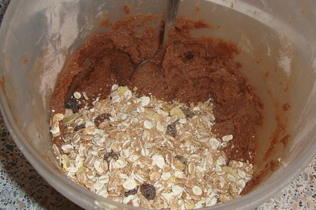 Шоколадное печенье с мюслями: шаг 5