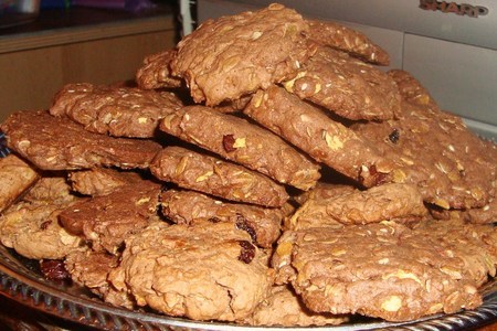 Шоколадное печенье с мюслями: шаг 10