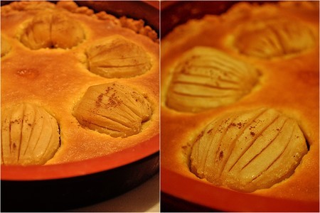 Пирог с заварным кремом и яблоками в карамели: шаг 2