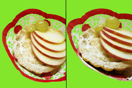 Миндальные корзиночки с творожно-яблочным кремом: шаг 8