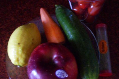Судак в имбирном маринаде на свежей овощной подушке: шаг 6