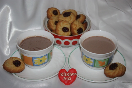Какао с печеньем курабье для kitchenaid: шаг 14