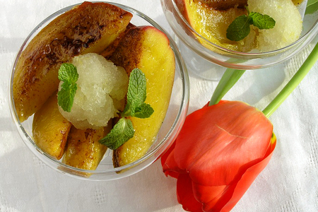Печеное манго с корицей и мороженым: шаг 7