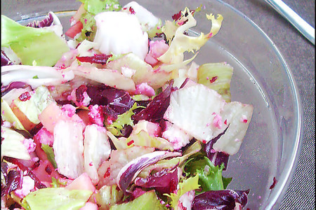 Салат с грушей, свеклой и адыгейским сыром: шаг 10