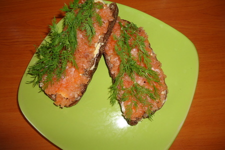 Намазка бутербродная из красной рыбы: шаг 1