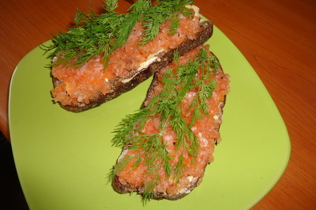 Намазка бутербродная из красной рыбы: шаг 2