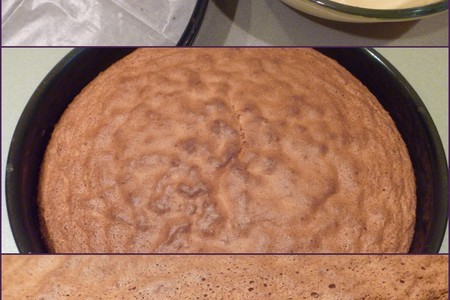 Торт бисквитно-кокосовый "черничная поляна": шаг 5