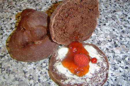 Шоколадный хлеб, с булочками.: шаг 3
