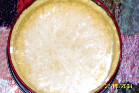 Песочный пирог с творогом, ананасами и посыпкой "штрейзель": шаг 4
