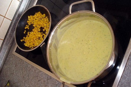 Суп-пюре из авокадо и кукурузы: шаг 3