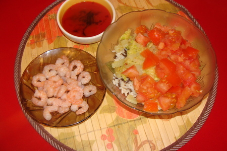 Теплый салат с диким рисом и креветками: шаг 3