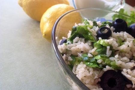 Средиземноморский рисовый  салат : шаг 7