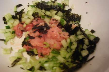 Суши-салат «любимый букет»: шаг 8
