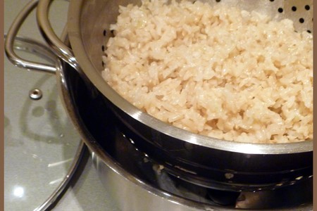 Рис коричневый с индейкой и овощами: шаг 3