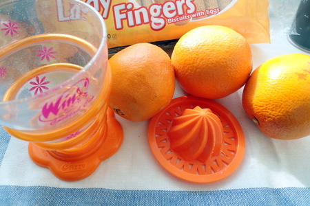 А-ля тирамису со сметанно-апельсиновым кремом и двумя пропитками: шаг 2