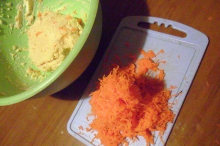 Морковно-ванильное печенье с кукурузной мукой: шаг 2