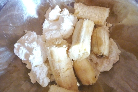 Печенье творожно-банановое "простики": шаг 1