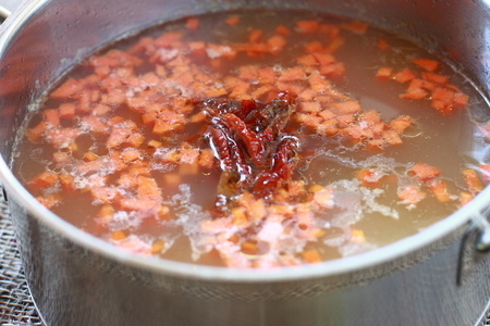 Суп с киноа микс, вялеными томатами и базиликом : шаг 6