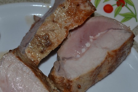 Свинина в дижонском соусе с огурцом и луком-пореем.: шаг 9