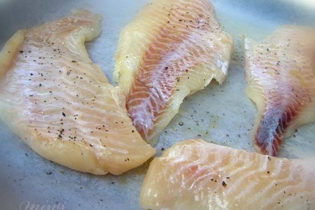 Рыба в мятном соусе: шаг 2