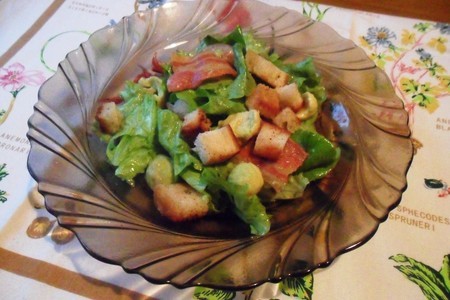 Салат с авокадо и беконом: шаг 7