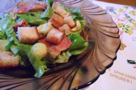 Салат с авокадо и беконом: шаг 8
