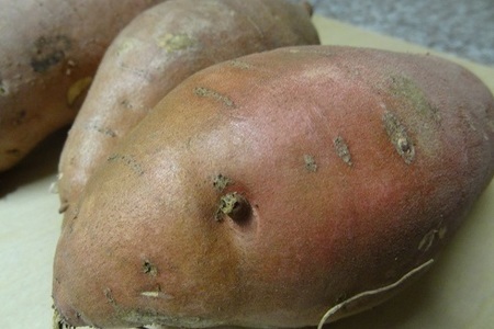 Сладкий картофель с кунжутными семенами по киккомановски: шаг 1