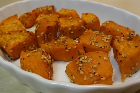 Сладкий картофель с кунжутными семенами по киккомановски: шаг 7