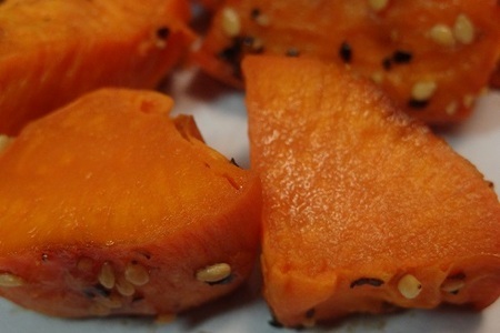 Сладкий картофель с кунжутными семенами по киккомановски: шаг 9