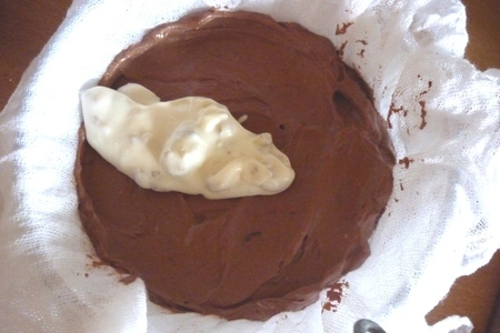 Шоколадно-творожная или творожно-шоколадная пасха: шаг 6