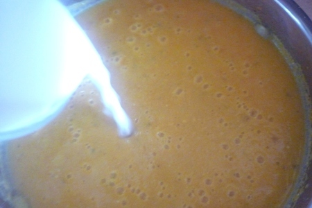 Суп-пюре из чечевицы с кукурузной крупой: шаг 6