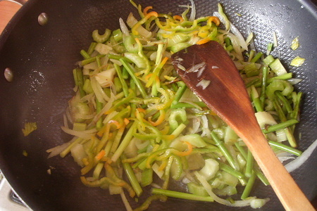 Салат из стручковой фасоли «зеленый дракон».: шаг 2