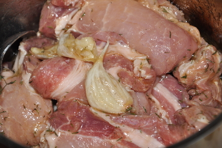 Свинина на сковороде-гриль с соусом из айвы: шаг 1
