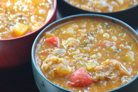 Суп с гречневой крупой и печеночными клецками: шаг 7