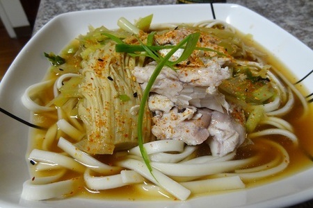 Рыбный суп с лапшой: шаг 9