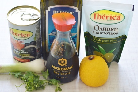 Скумбрия на гриле с оливковым соусом: шаг 2