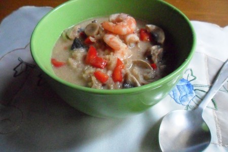 Тайский суп с креветками в мультиварке: шаг 5