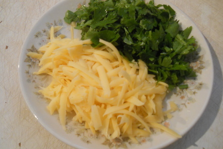 Тушеный кролик со сметаной с сыром и зеленью ( рецепт для мульти): шаг 5