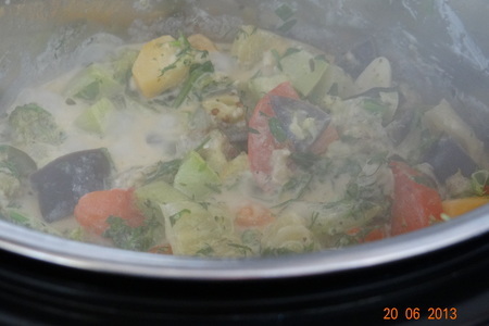 Свининка в орехово-яичной панировке с овощным рагу-ассорти (ужин за 30 минут в мульте): шаг 2