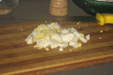 Слоеные пирожки с яйцом и зеленым луком (дуэль): шаг 4