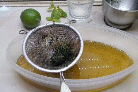 Сорбе «мохито», освежающий десерт для жаркого лета и домашний лимонад.: шаг 6