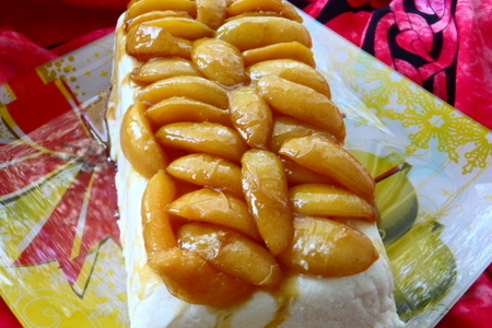 Творожный десерт с карамелизованными абрикосами.: шаг 10