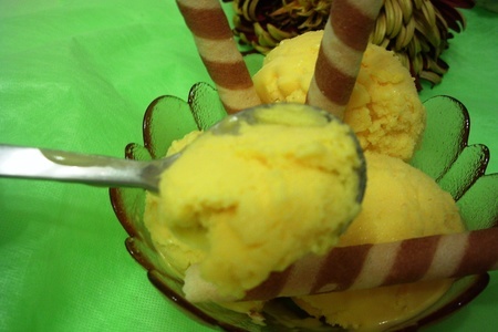 Мягкое манговое мороженое на сливках. для нашей фрау светлик!!!! (sveta1): шаг 7